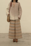 SWAYING/KNIT fleece V-neck cardigan SW202SZ53